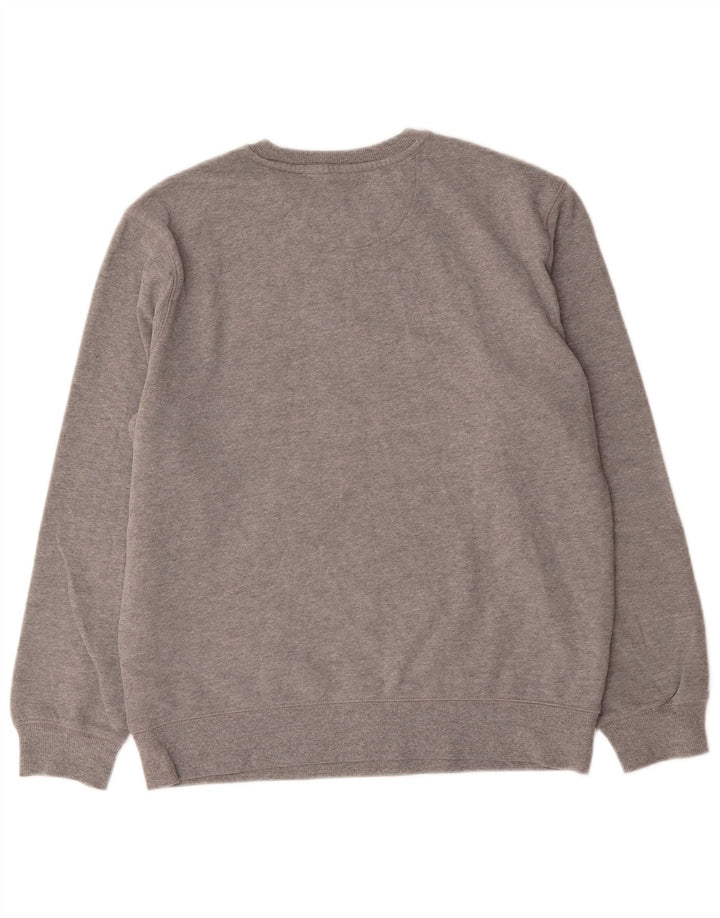 Dkny Sweat-Shirt Graphique Homme Gris Moyen Moucheté Coton