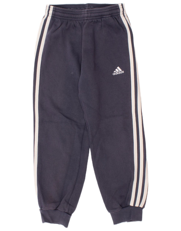 Adidas Pantalon de Survêtement Garçon Joggers 6-7 ans Bleu Marine Coton