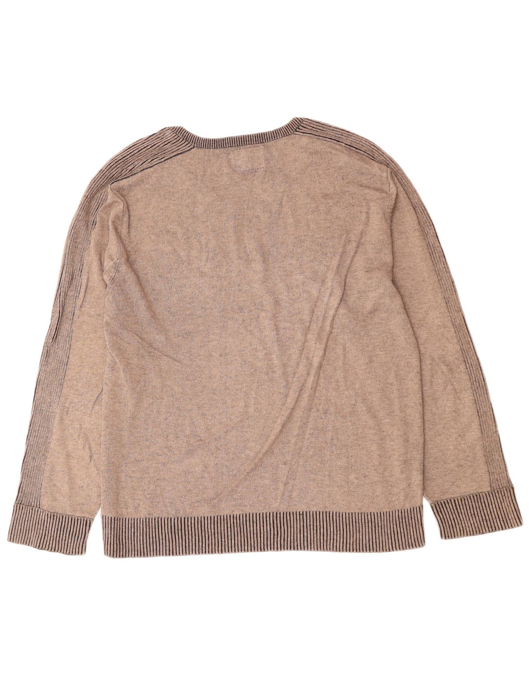 GUESS Pull graphique à col en V pour homme XL Gris