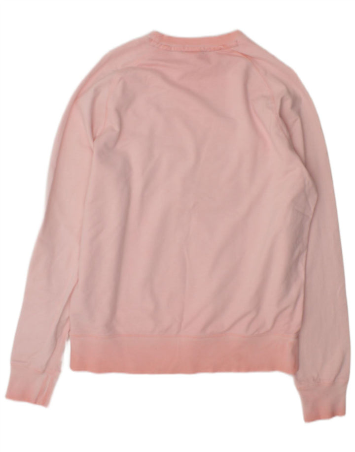Nike Sweat-shirt graphique pour femme UK 14 en coton rose moyen
