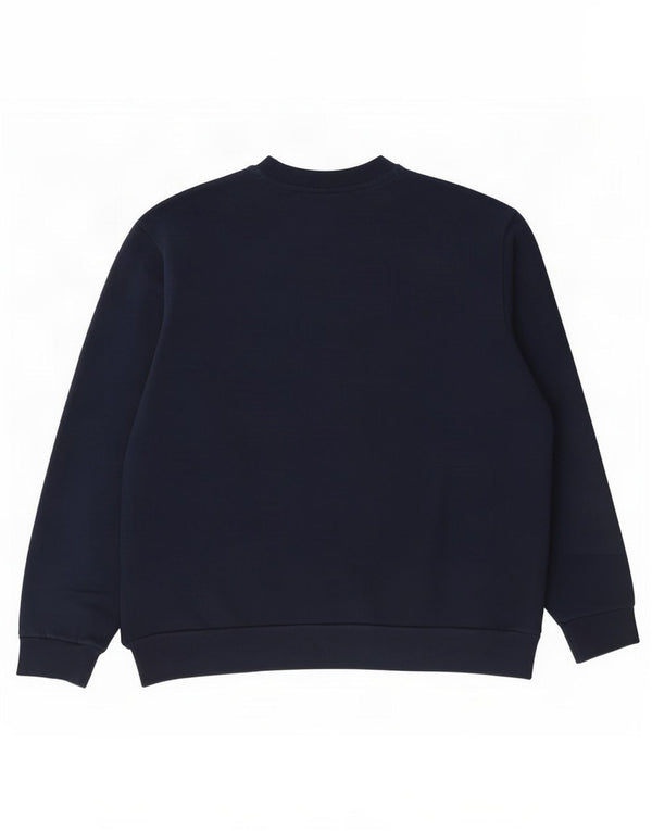 Lacoste Mens Classic Fit Sweatshirt Jumper Taille 9 4XL Bleu Marine Coton