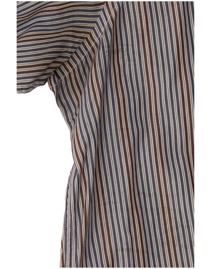 Massimo Dutti Chemise Homme Taille 40 Bleu Moyen Rayé