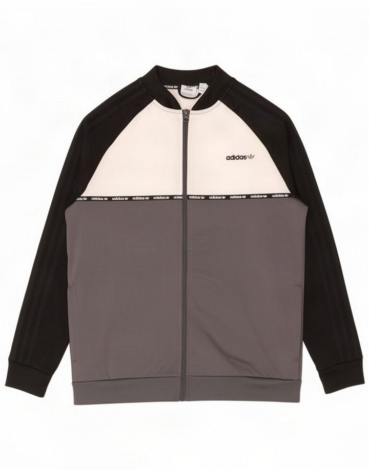 Veste de survêtement Adidas pour garçon 15-16 ans Multicolore Colourblock