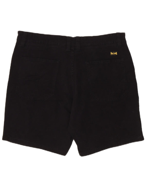 Pull & Bear Short en jean pour homme EU 44 Large W34 Noir Coton