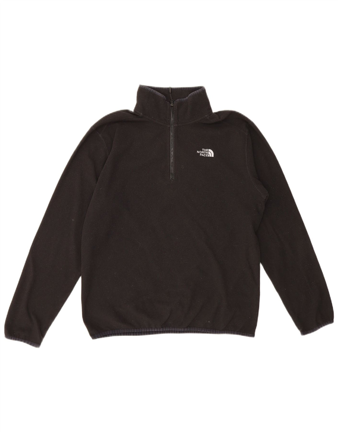 The North Face Pull polaire à col zippé pour homme Noir moyen Polyester