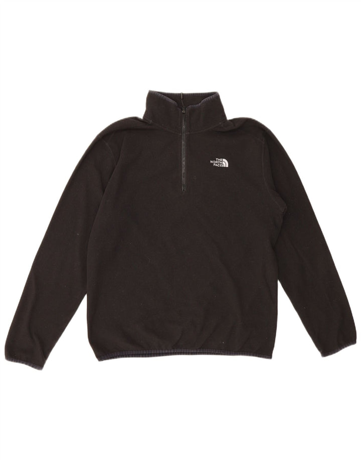 The North Face Pull polaire à col zippé pour homme Noir moyen Polyester