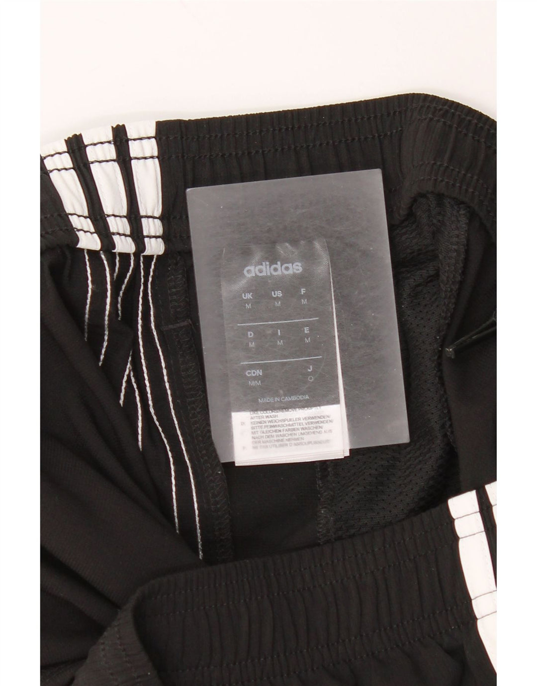 Adidas Short de sport pour homme en polyester noir moyen