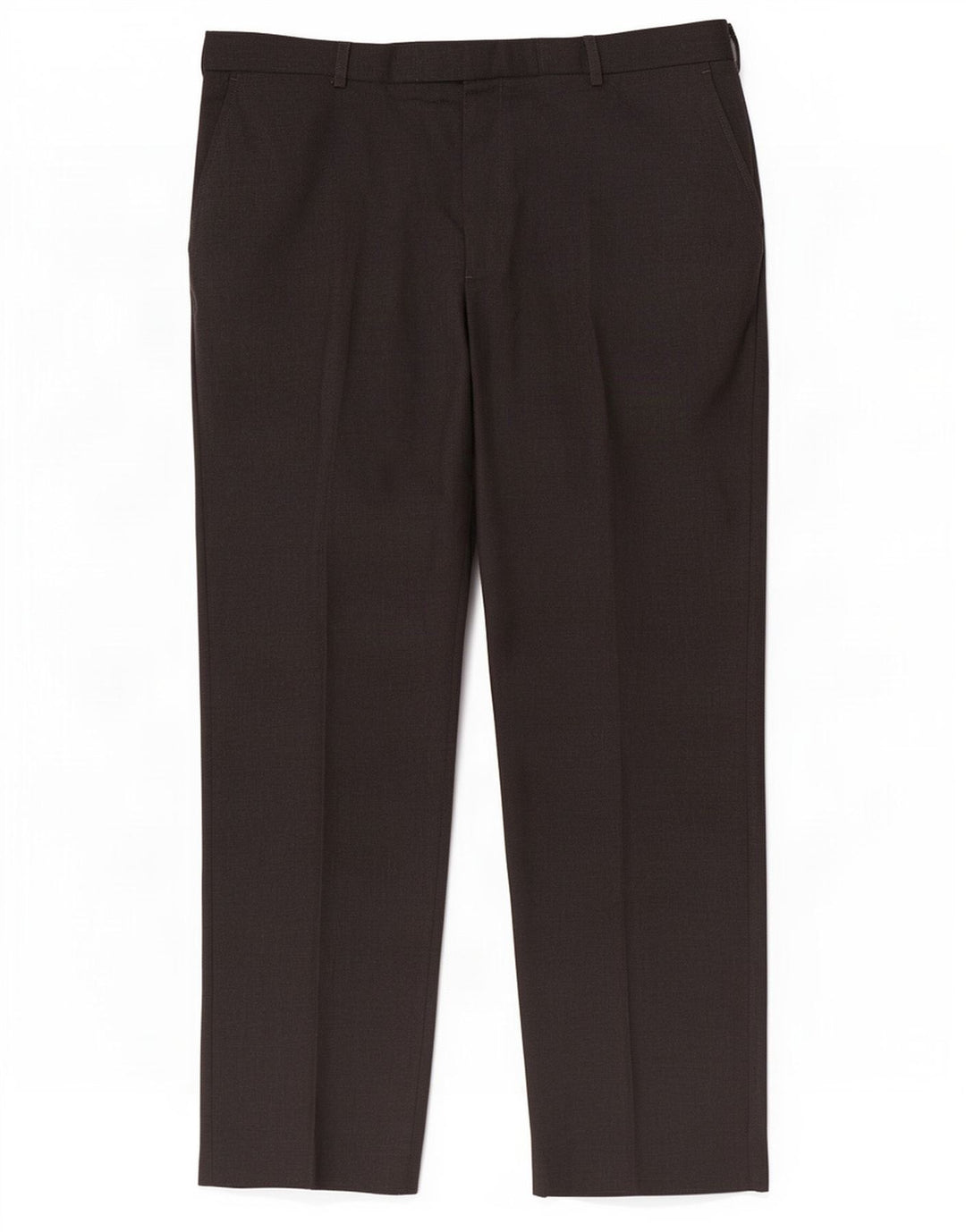 Marks & Spencer Pantalon de costume droit pour homme W42 L33 Noir Polyester