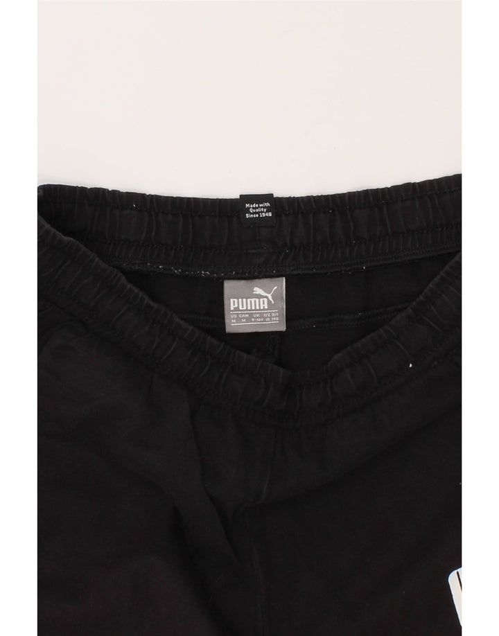 PUMA Boys Graphic Sport Shorts 9-10 Years Medium Black Vintage Puma and Second-Hand Puma from Messina Hembry 