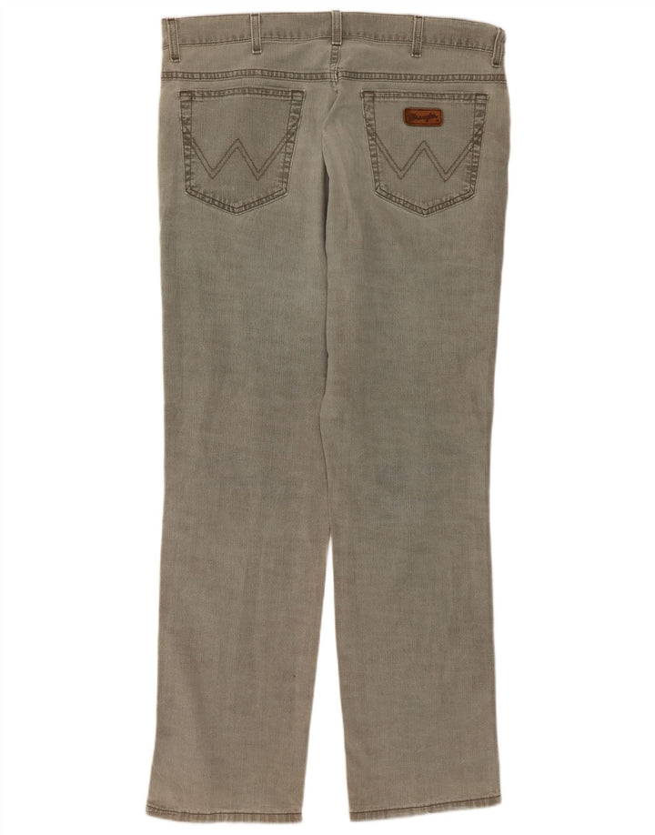 Wrangler Jean Droit Texas Stretch Homme W36 L32 Gris Coton