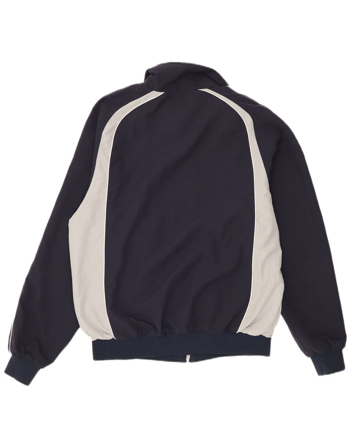 Champion Veste de survêtement pour homme en polyester color block Bleu marine Taille L