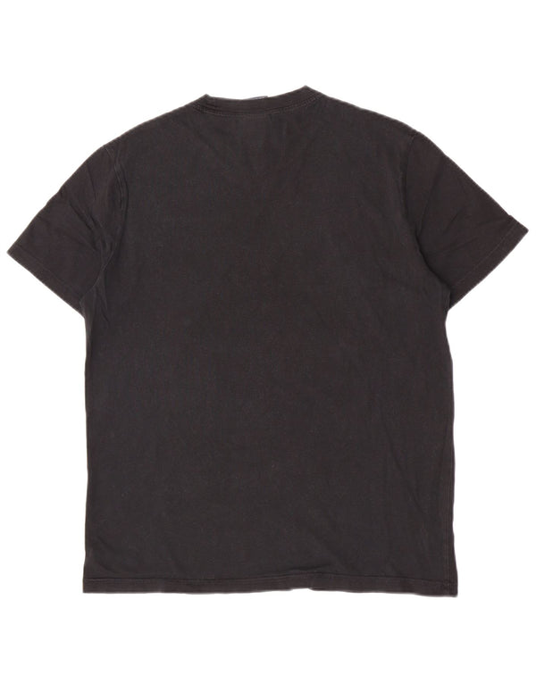 Champion T-Shirt Homme Haut Petit Coton Colorblock Noir