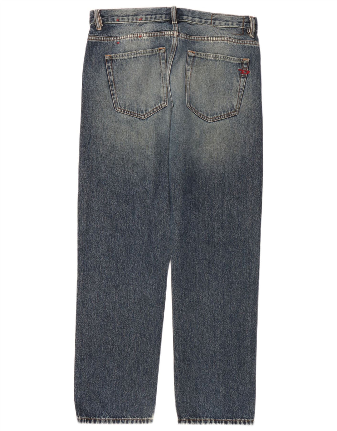 Diesel Jean Droit Homme W32 L30 Bleu Coton