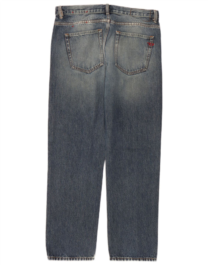 Diesel Jean Droit Homme W32 L30 Bleu Coton