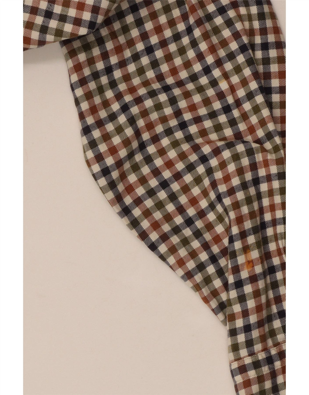 Massimo Dutti Chemise Homme Grand Carreau Multicolore Coton