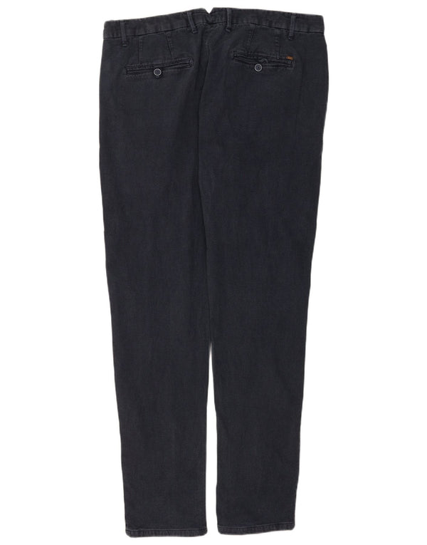 Liu Jo Pantalon Chino Slim Homme IT 54 2XL W42 L32 Bleu Marine Coton