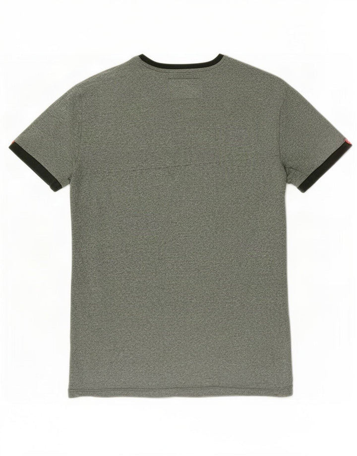 Superdry T-Shirt Homme Vert Moyen Coton