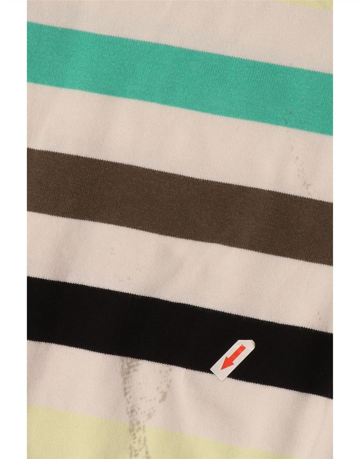 Jack & Jones Pull à col rond pour homme, grandes rayures multicolores