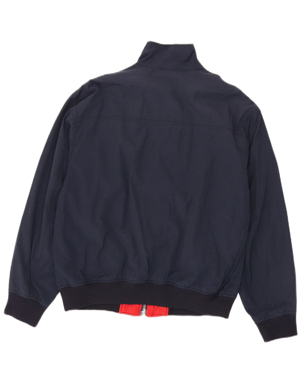 Veste Bomber Homme Vintage IT 48 Coton Bleu Marine Moyen