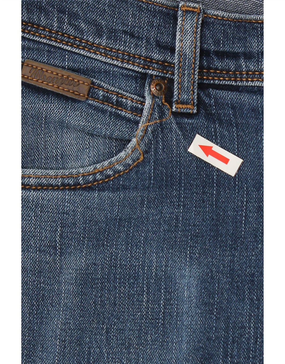 Wrangler Jean Slim Homme W34 L32 Bleu Coton