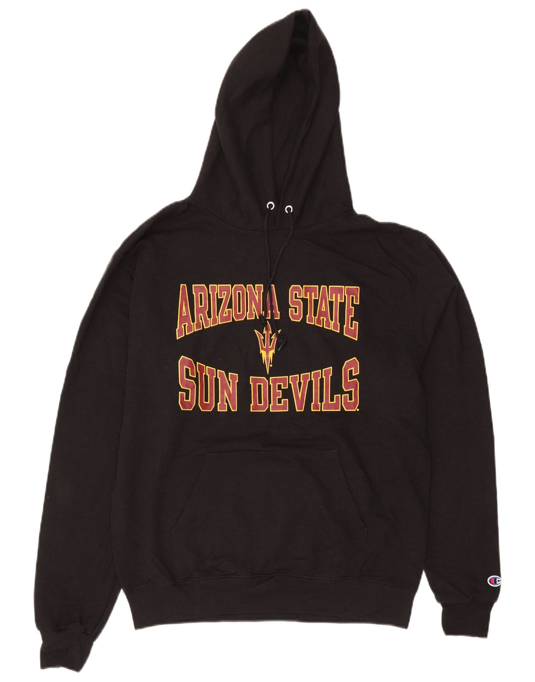 Champion Pull à capuche graphique Arizona State Sun Devils pour homme Noir moyen