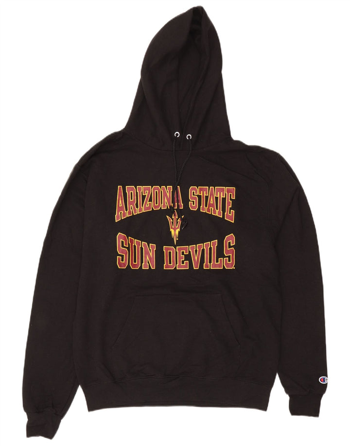 Champion Pull à capuche graphique Arizona State Sun Devils pour homme Noir moyen