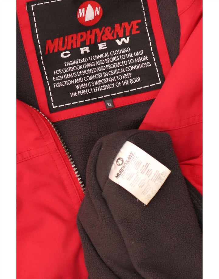 Murphy & Nye Veste coupe-vent pour homme UK 42 XL Rouge Polyamide