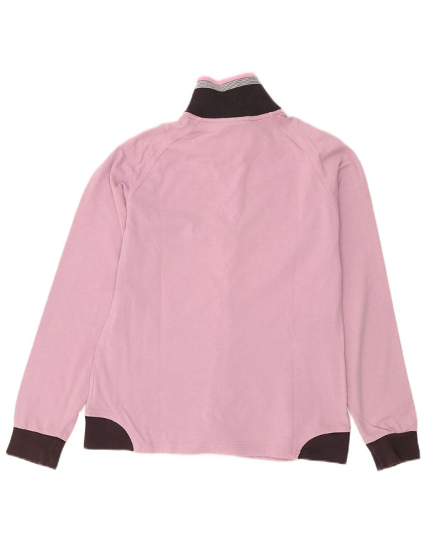 Diadora Veste de survêtement pour femme UK 14 Coton color block rose moyen