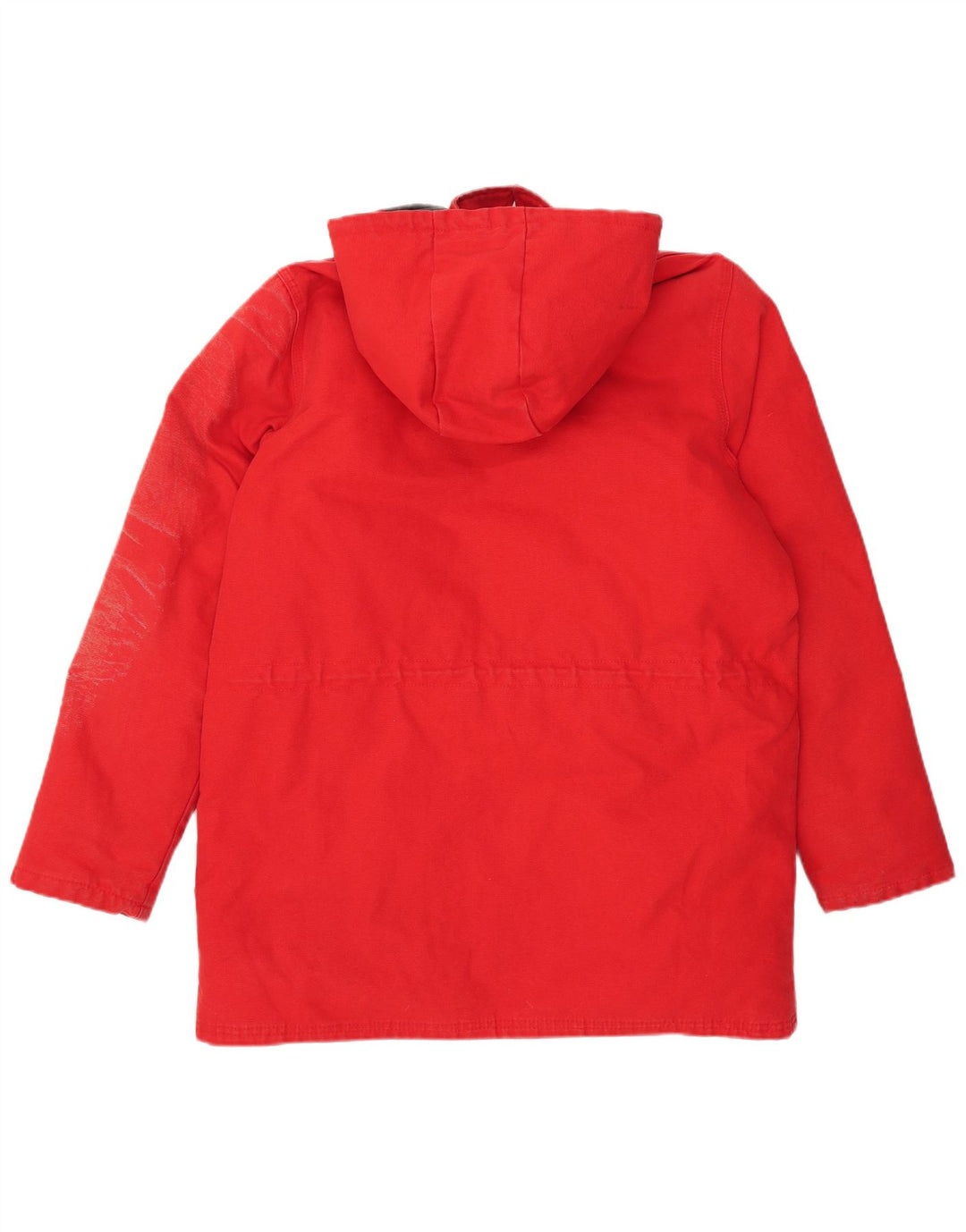 Richlu Manteau rembourré à capuche pour homme UK 40 Grand coton rouge