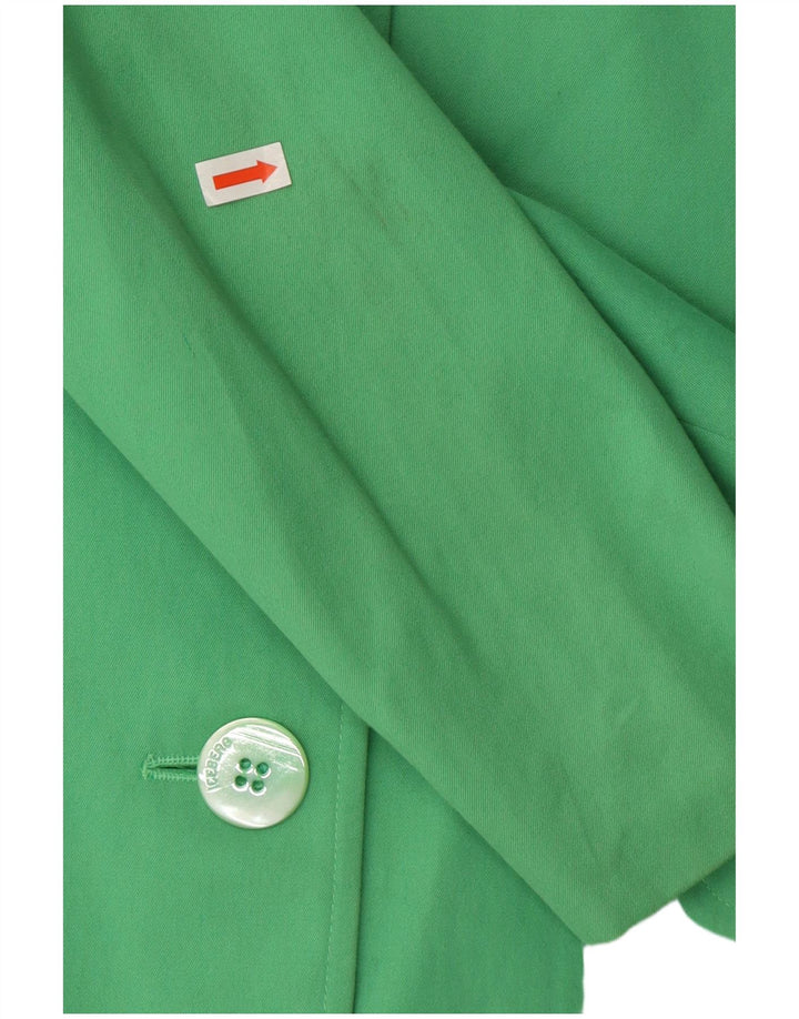 Iceberg Veste blazer graphique Mickey Mouse pour femme IT 46 Large Vert