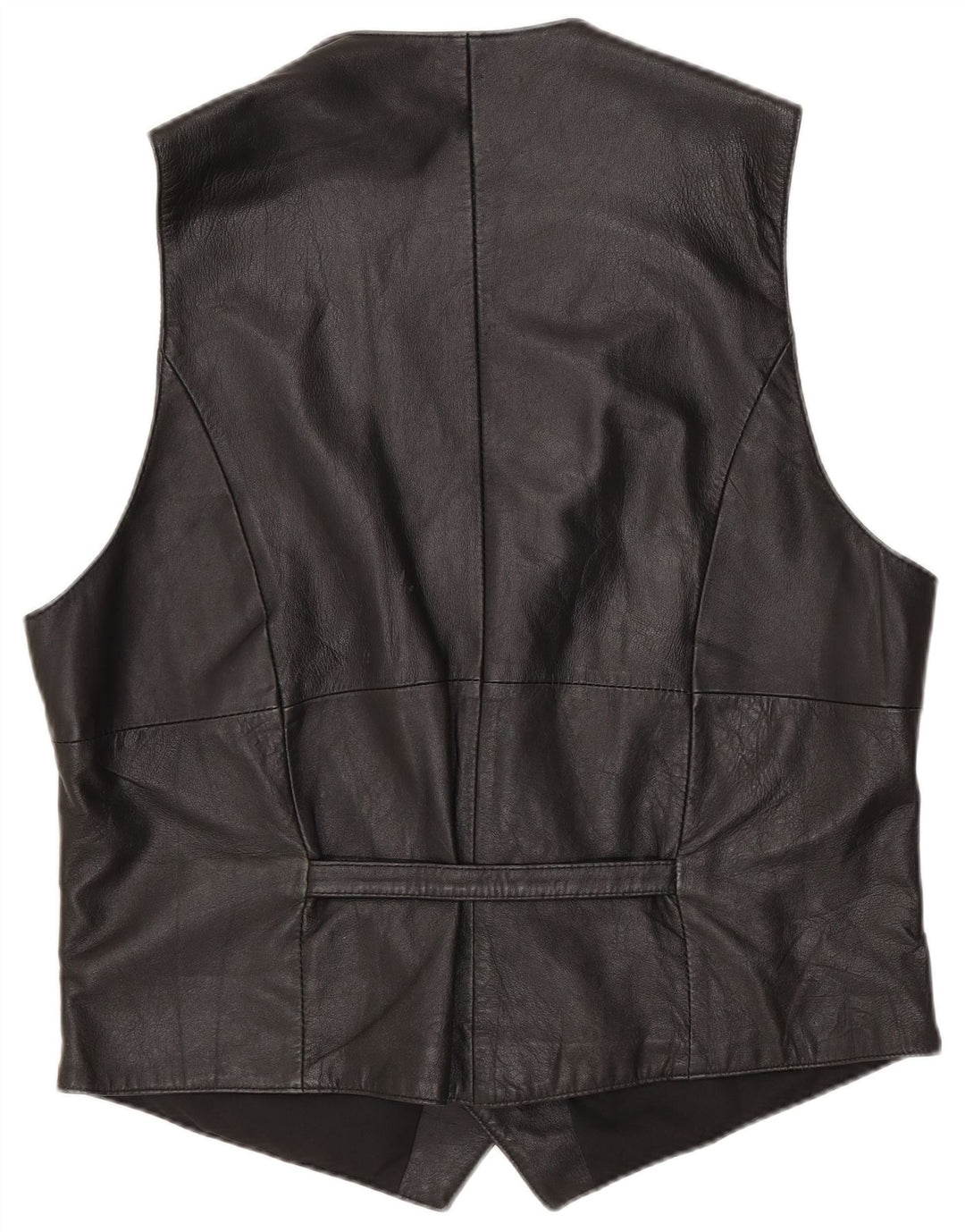 Hide Society Gilet en cuir pour homme EU 48 Cuir noir moyen