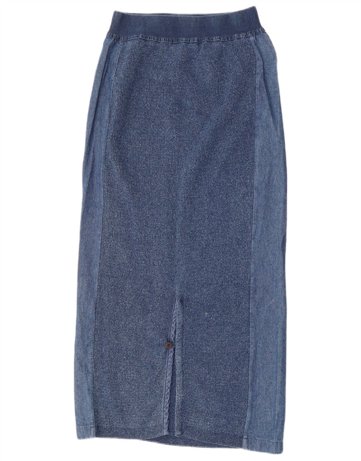 Blue Willi's Jupe Midi Femme Moyen W28 Coton Bleu