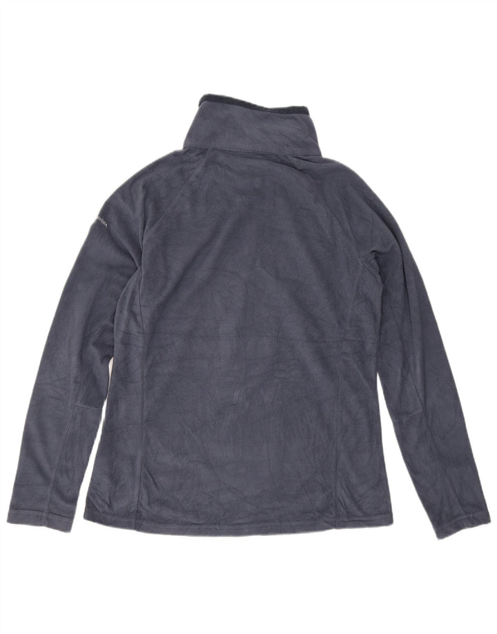 Columbia Pull polaire à col zippé pour homme, taille L, bleu marine, polyester