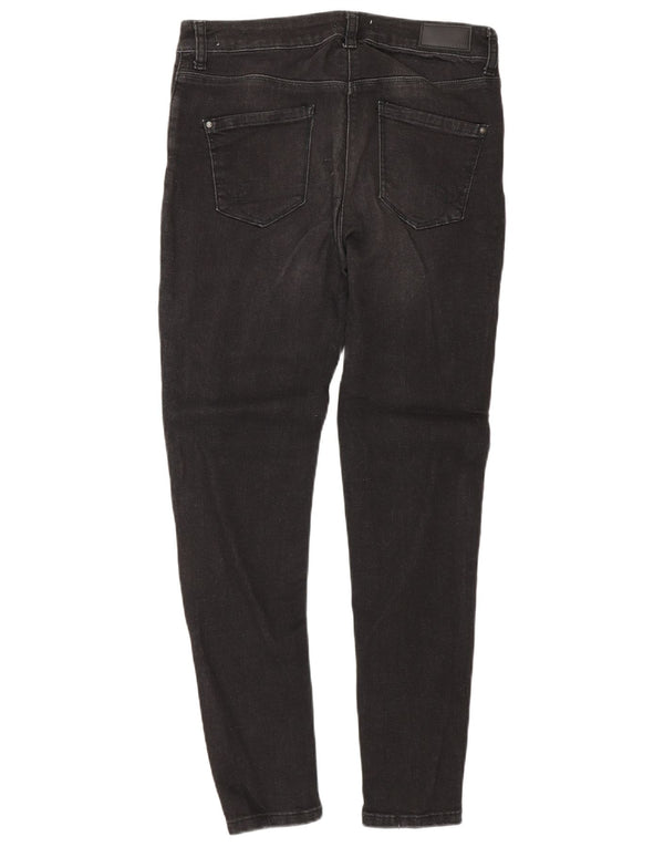 Oltre Jean skinny pour femme UK 10 Small W30 L28 Noir Coton