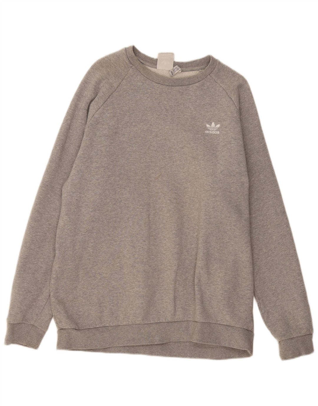 ADIDAS Sweat-shirt pour hommes en coton moucheté grand gris