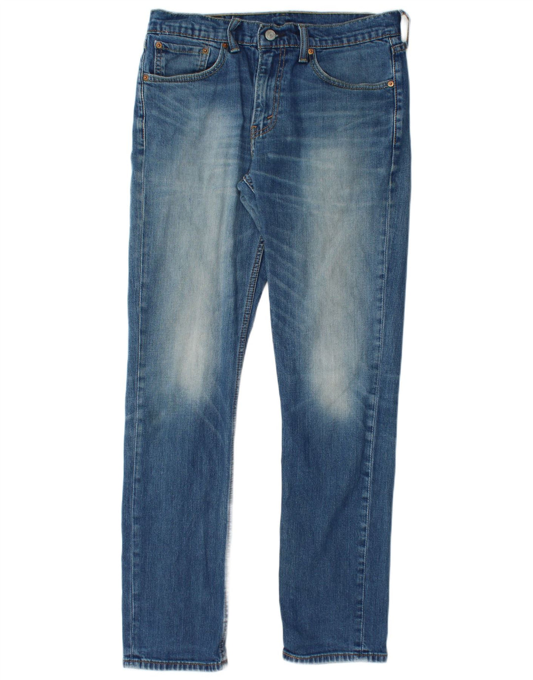 LEVI'S Jean Slim 511 Délavé à l'Acide W32 L32 Homme Bleu Coton