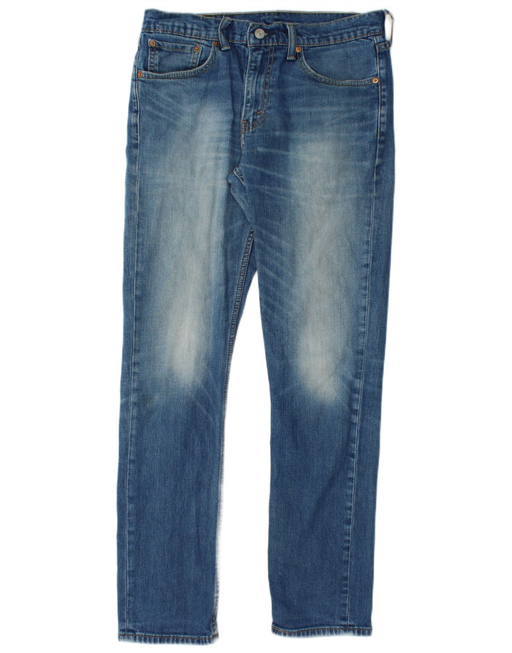 LEVI'S Jean Slim 511 Délavé à l'Acide W32 L32 Homme Bleu Coton