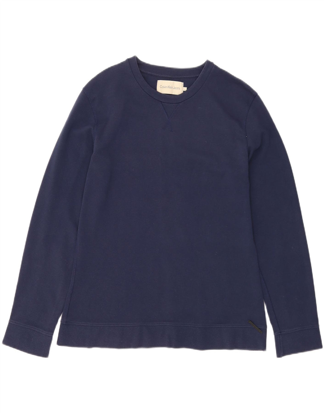 CALVIN KLEIN JEANS Sweat-Shirt Homme Grand Bleu Marine Coton