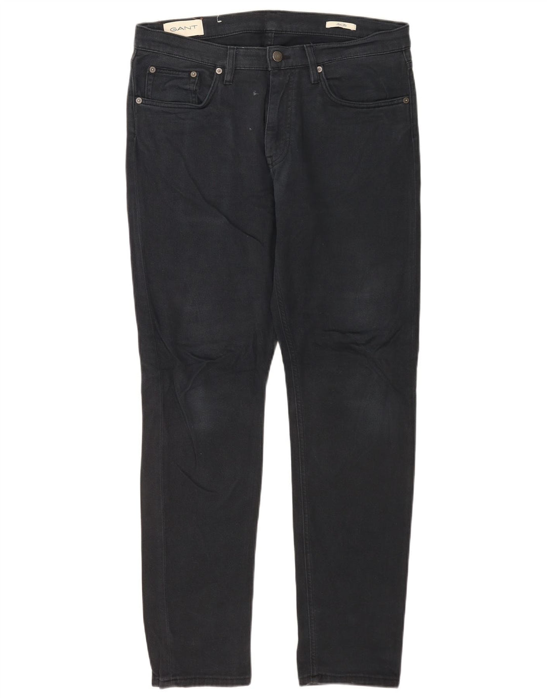 Gant Jean Slim Homme W34 L32 Bleu Marine Coton