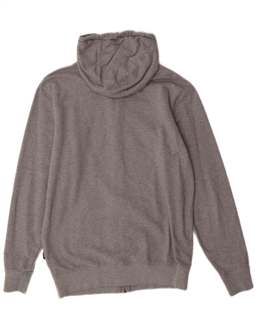 Vans Pull à capuche zippé graphique pour homme Petit gris Coton