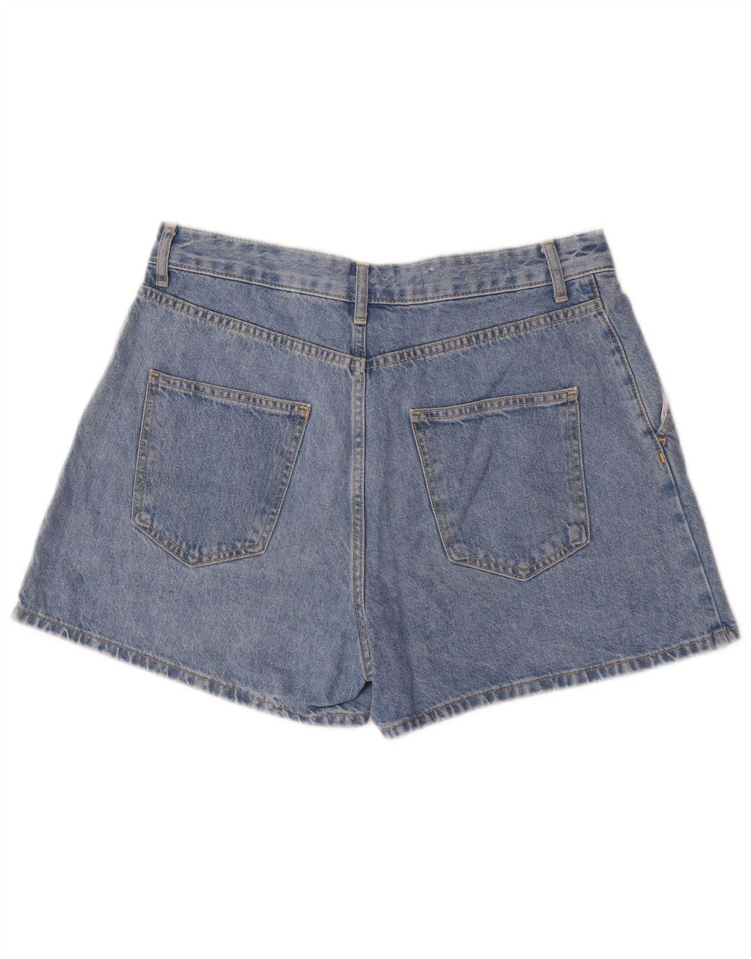 Zara Femme Short En Jean Medium W30 Bleu Coton