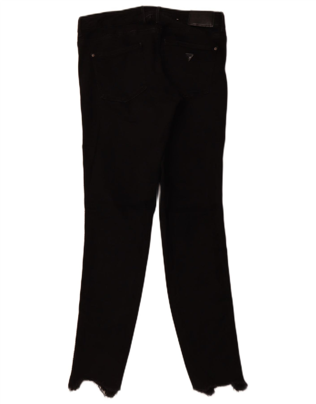 GUESS Jean skinny taille moyenne pour femme W28 L28 en coton noir