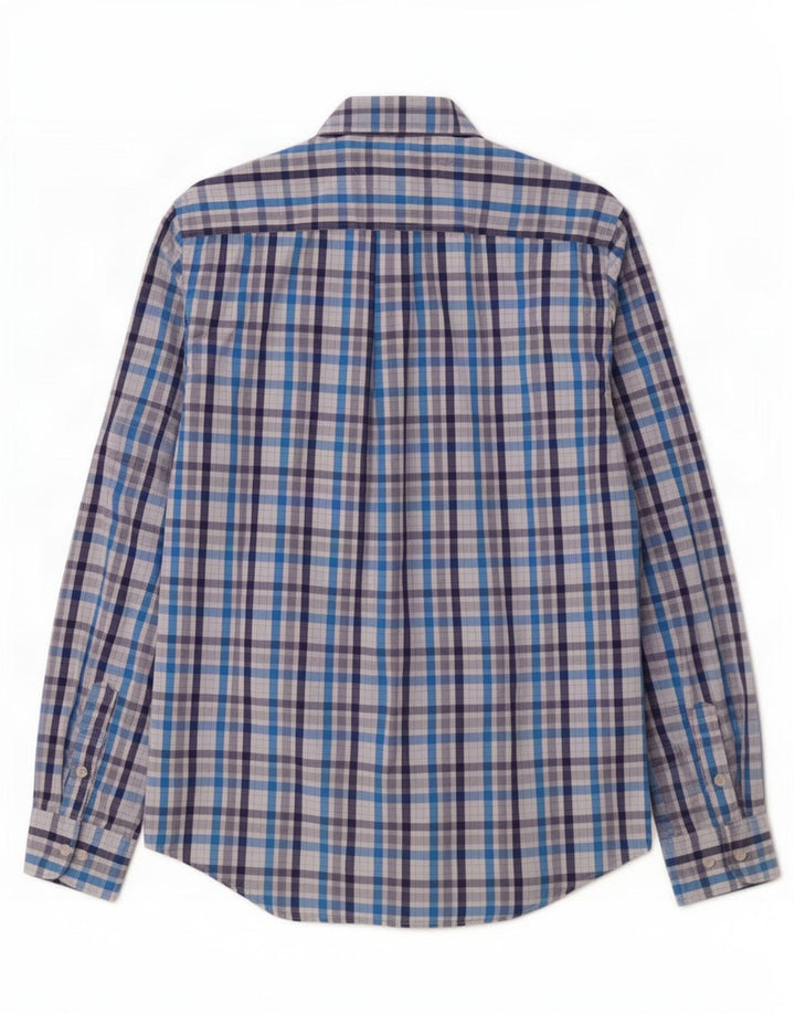 Tommy Hilfiger Chemise Homme Petit Carreau Bleu Coton