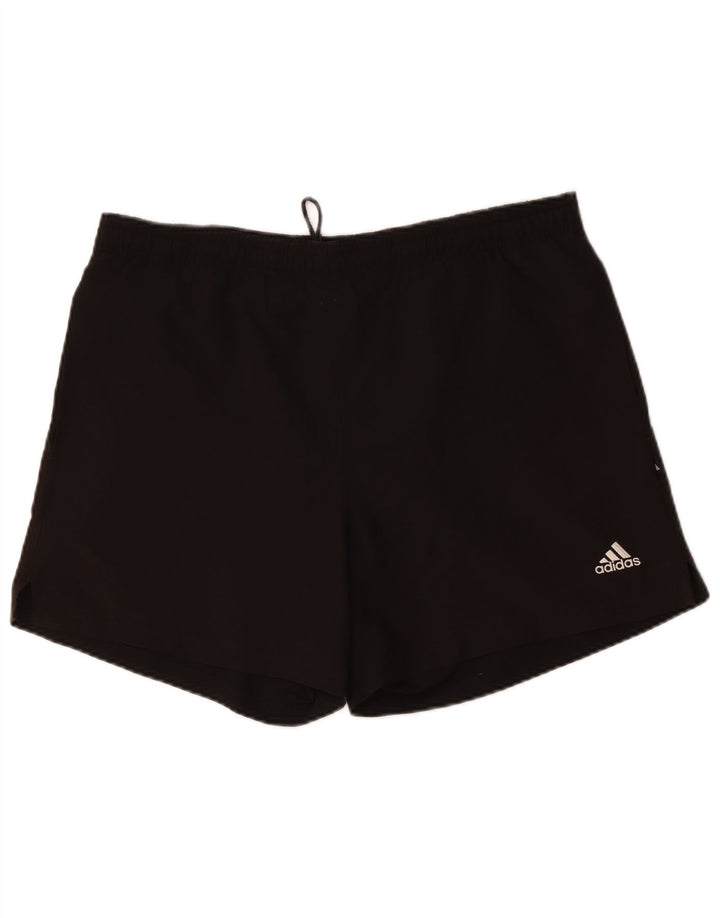 Adidas Short de sport pour homme Large Noir Polyester