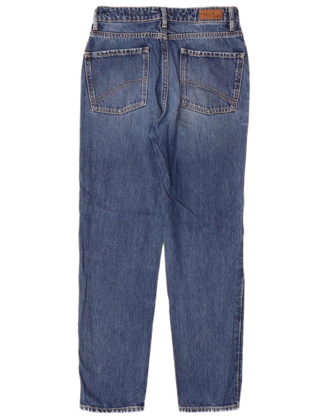 FAT FACE Jean Mom Jean Slim vieilli pour femme UK 6 XS W26 L26 Bleu Coton