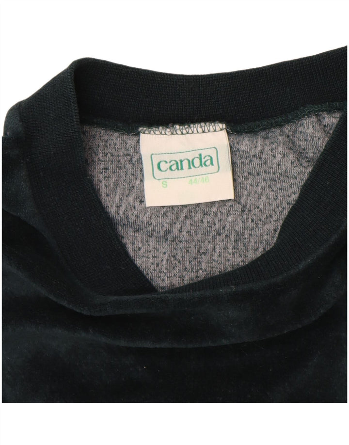 CANDA Sweat-shirt surdimensionné pour femme UK 10 Petit coton vert