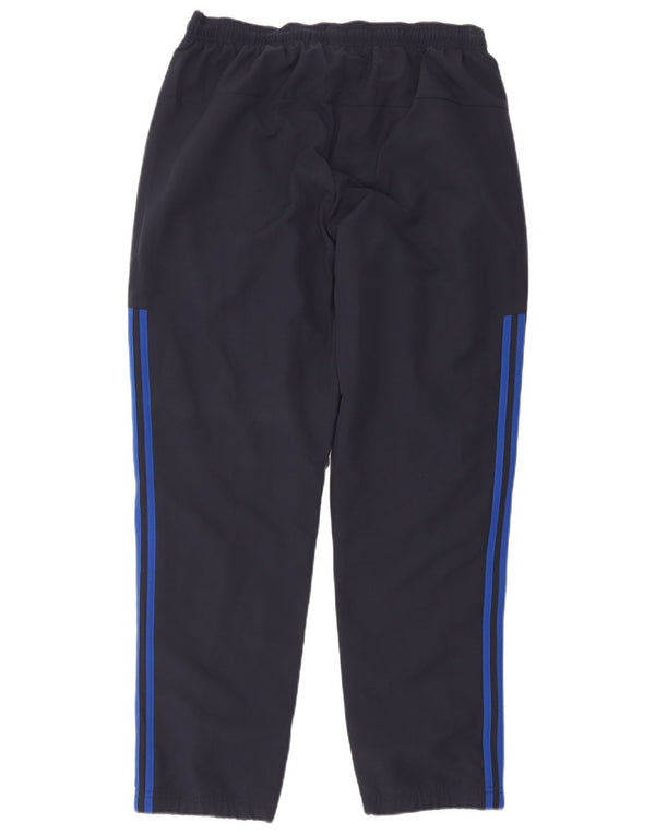 Adidas Pantalon de survêtement pour homme Pantalon de jogging Large Bleu marine Polyester