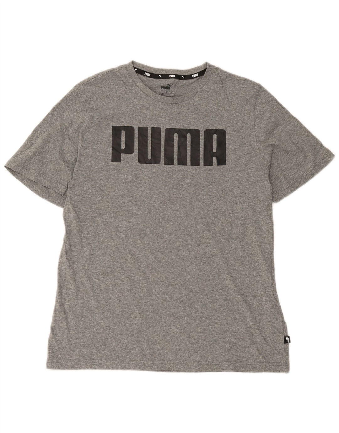 Puma T-Shirt Graphique Homme Grand Gris Coton