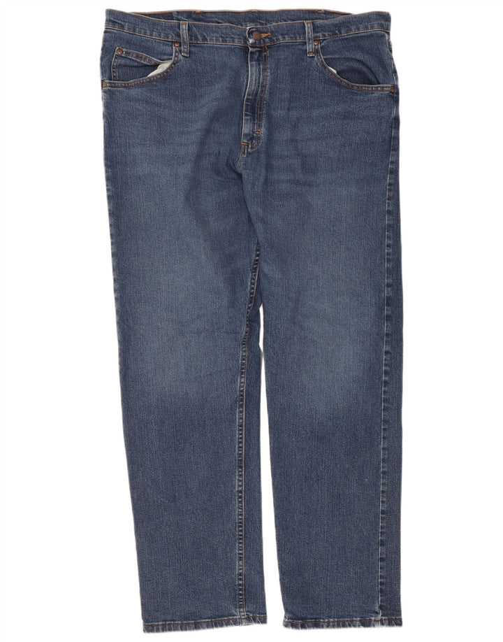 Wrangler Jean droit homme W38 L32 bleu coton