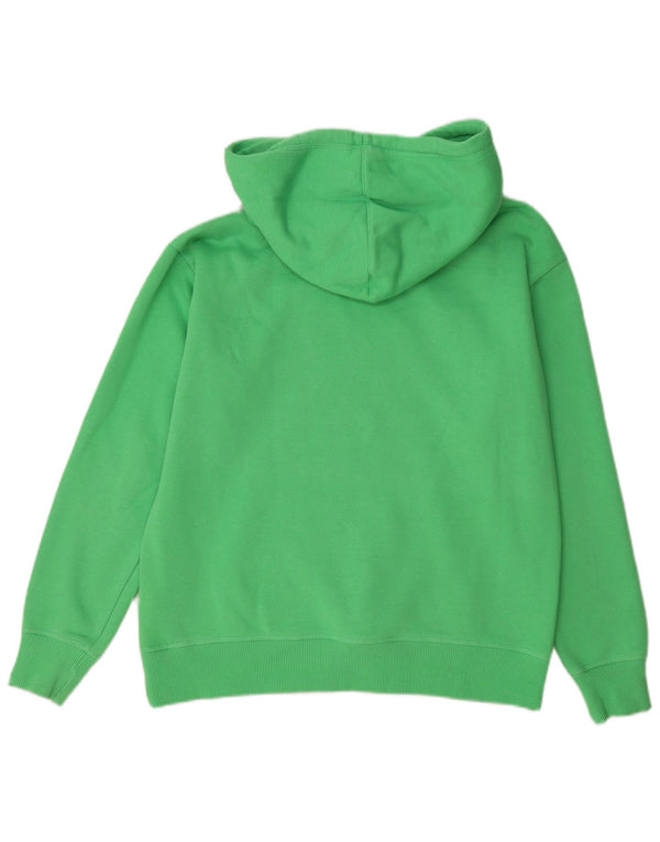 Champion Pull à capuche surdimensionné pour femme UK 10 Petit coton vert